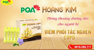 PQA Hoàng Kim giải pháp dứt điểm COPD chuẩn theo Đông y